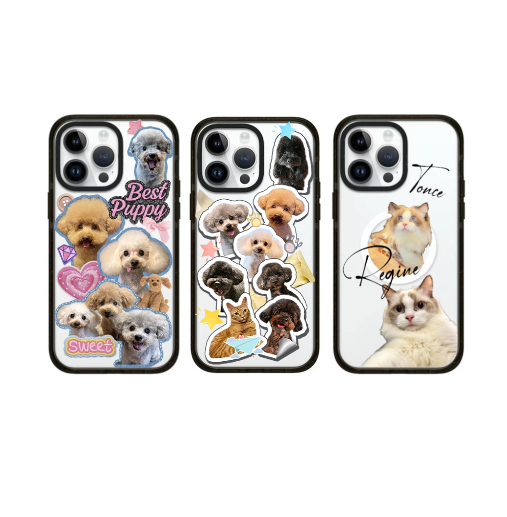 客制支架适用于iPhone18promax/苹果17/16proMax/15promax透明渐变磁吸手机壳私人订制14p