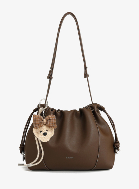 极简者/轻奢时尚百搭女包单肩斜挎包手提包包女水桶包J01