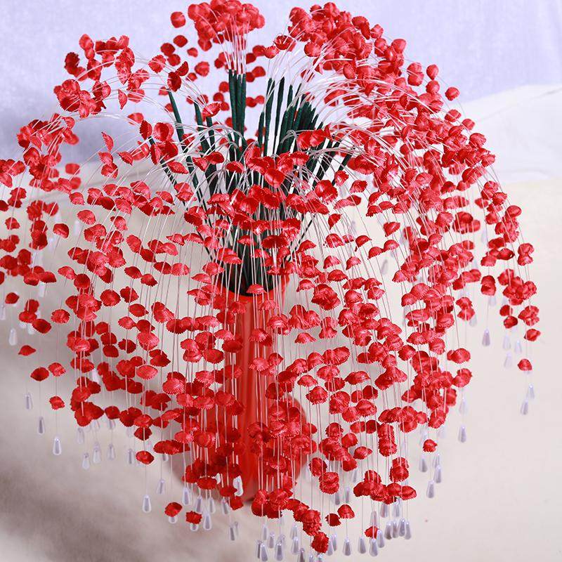 80年代怀旧花饰复古绢花手捧花花束绢花材料diy手工花束铃兰花瓣