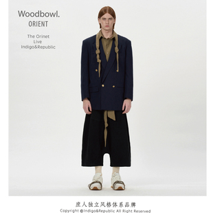 2024ss 男士 Casual jacket 24春夏藏蓝色双排扣外套 suit SR.Man