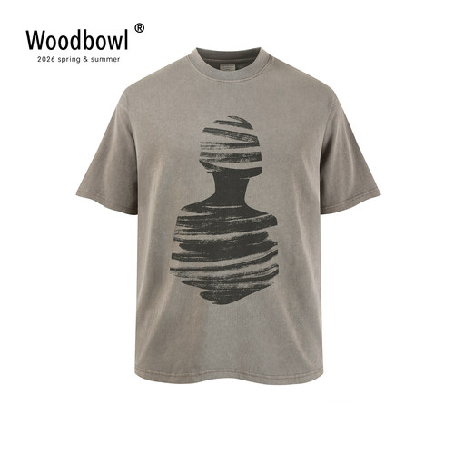 woodbowl.“思索者”圆领短袖