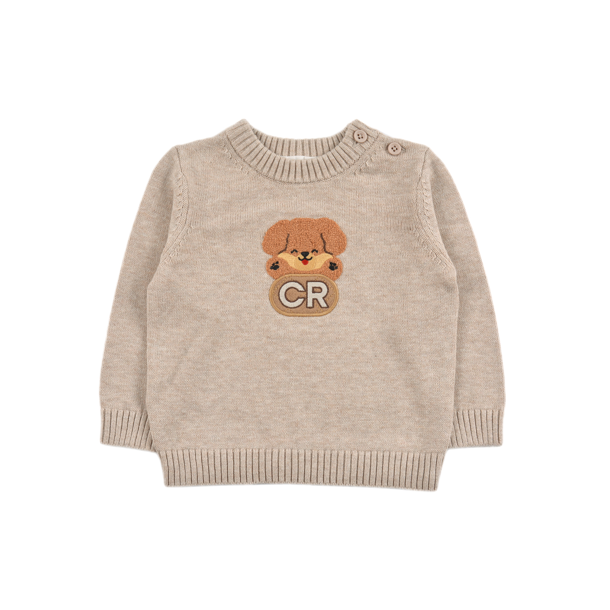 ZK11145 舒适针织衫男女童婴幼儿纯棉宝宝休闲毛衣圆领长袖套头