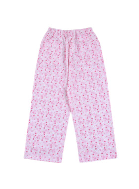 A2302 英国 全棉高品质女童松紧腰舒适宽松家居裤睡裤裤子直筒