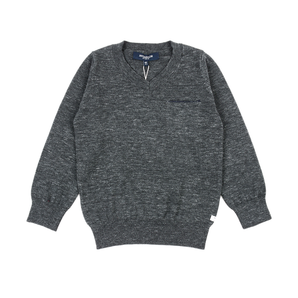 秋冬季男童全棉保暖针织衫毛衣