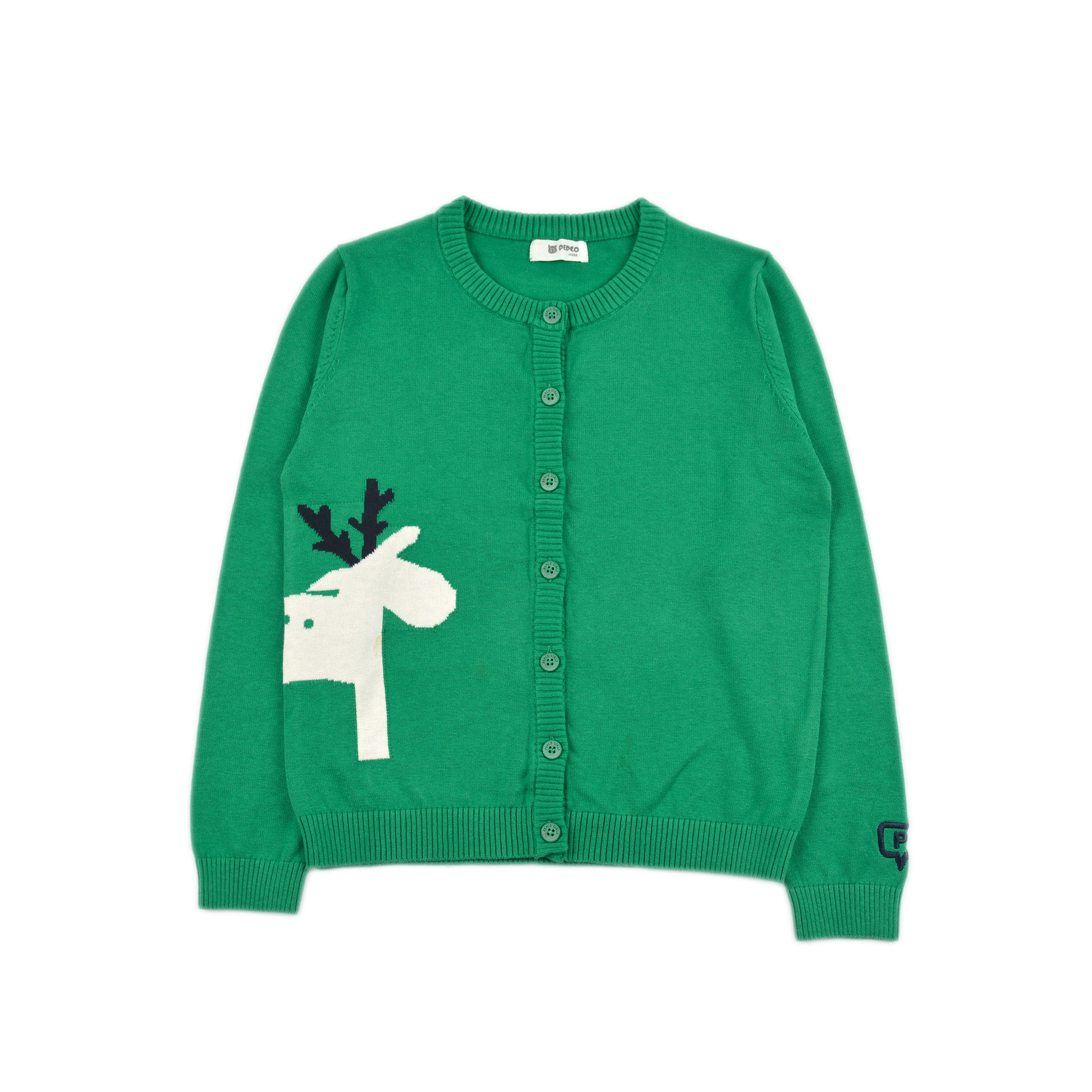 D1543 纯棉舒适男女童百搭针织衫毛衣圆领长袖开衫中大童上衣休闲