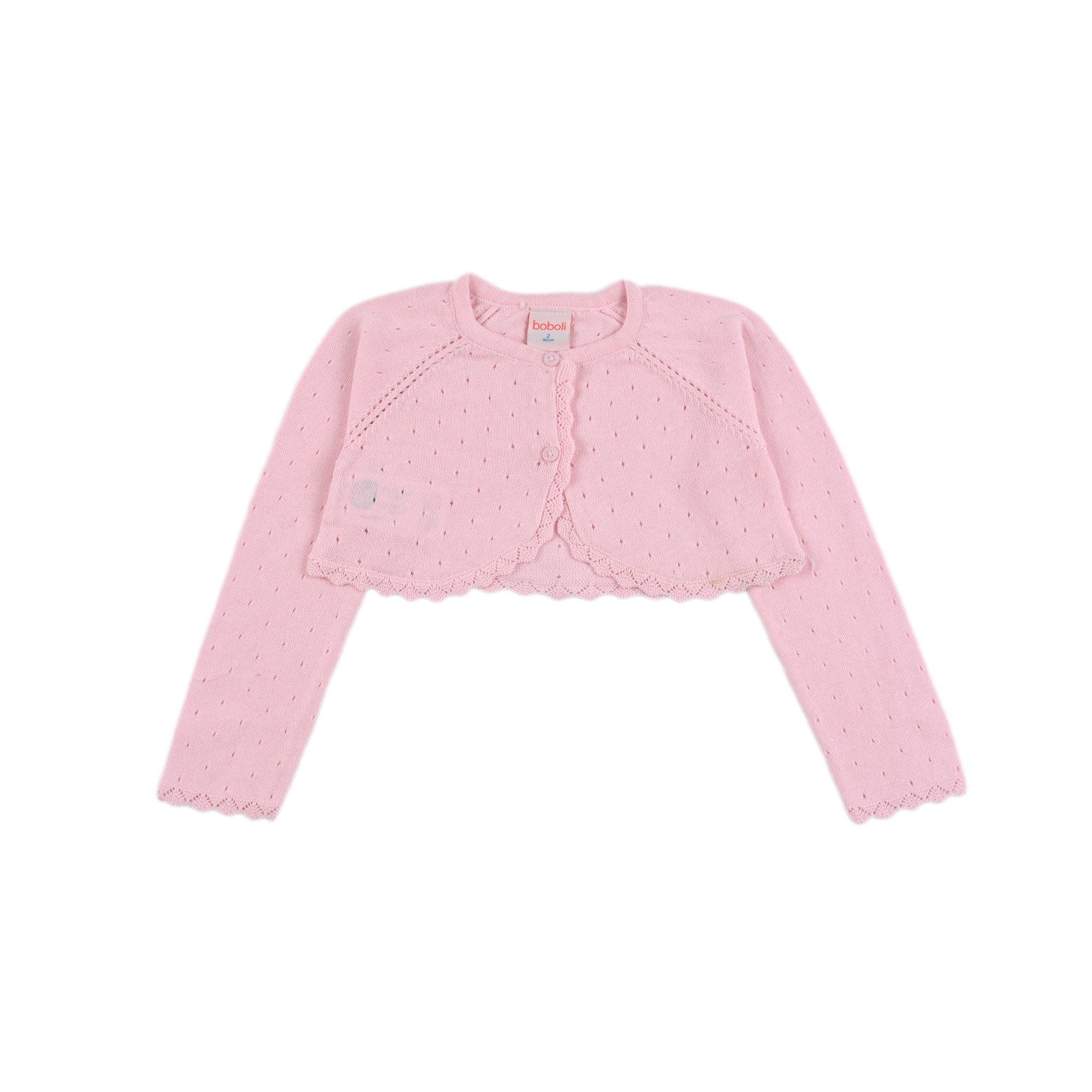 D1282 纯棉女童针织衫披肩礼服外搭披风毛衣圆领长袖开衫中小童