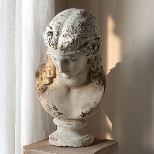 装饰品欧式复古树脂人物雕塑摆件