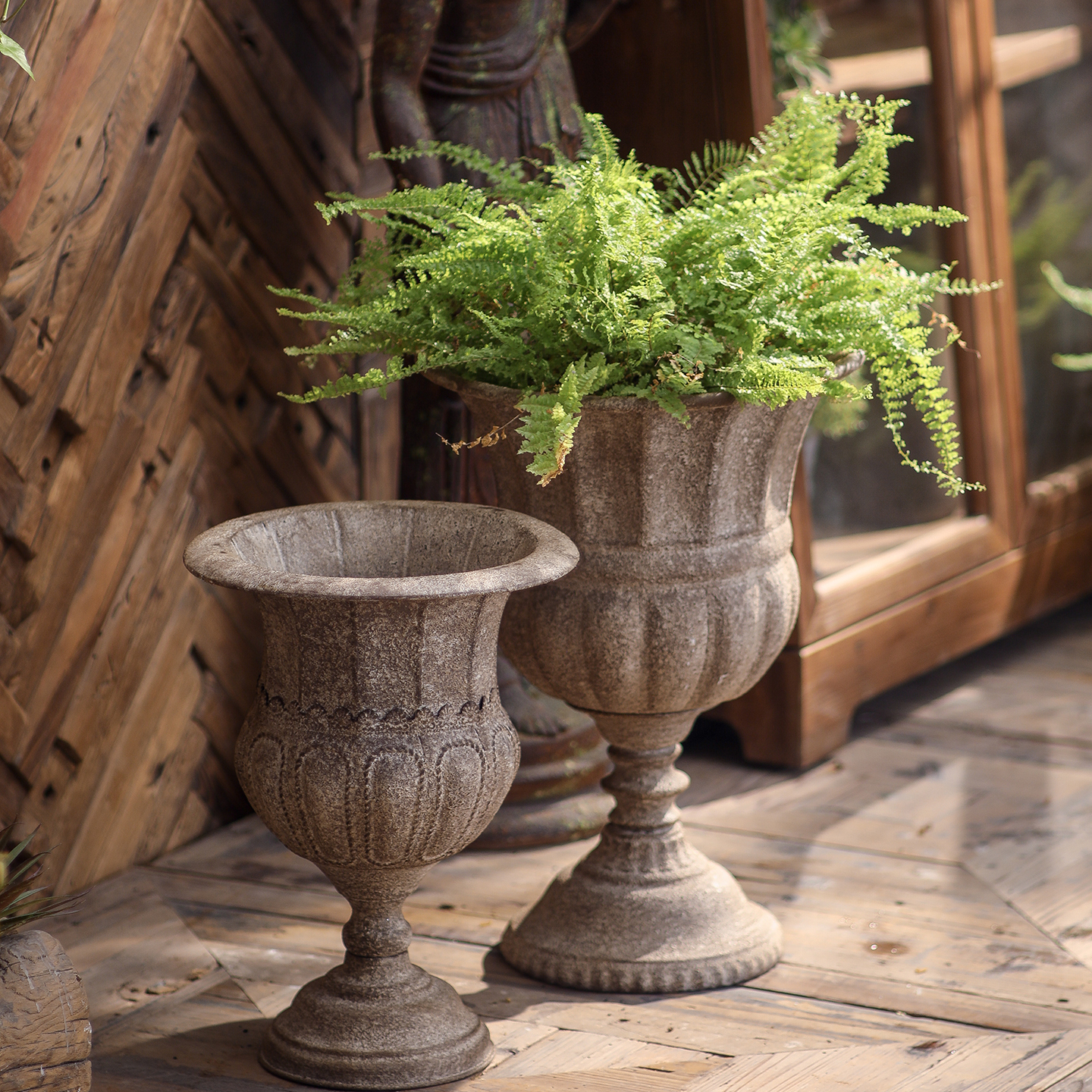 美式复古中古风花盆摆件