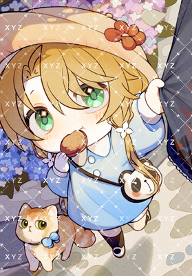 幼稚园模板约稿定制Q版手绘可爱二次元卡通白菜价