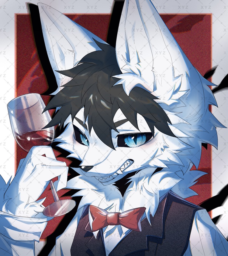 蛙牌模板约稿定制furry兽圈高冷帅气幻想生物白菜价
