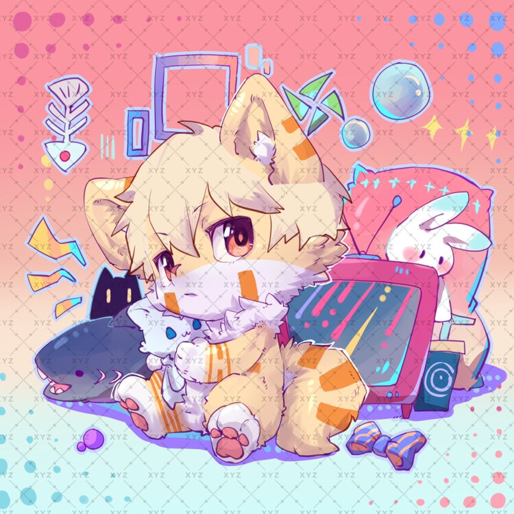 萧备兽设全身模板约稿定制furry兽圈幻想生物白菜价