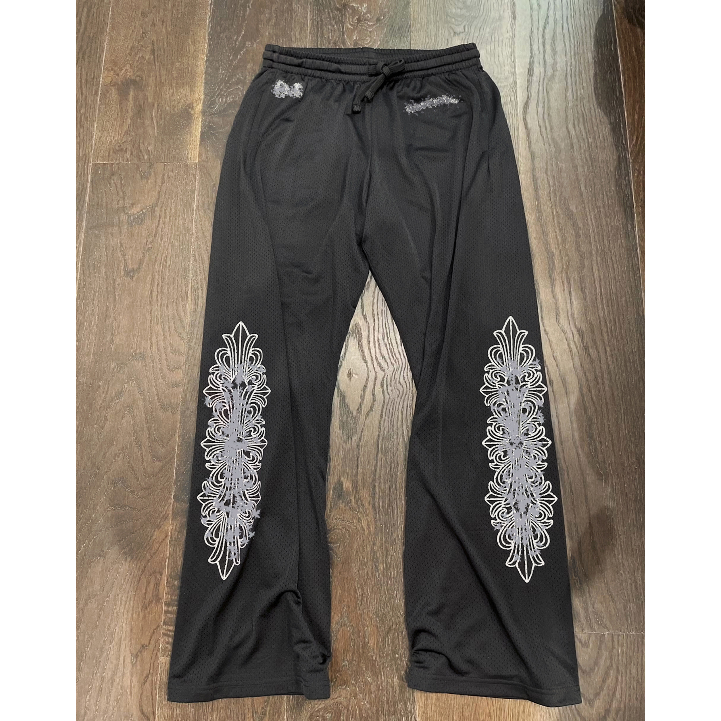 (现货)自主梵文网眼布冰球服球衣运动长裤套装 短裤 男女同款