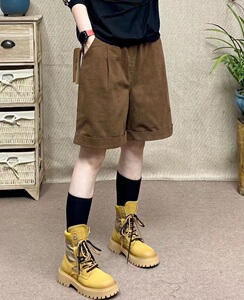 2023年春季新款原创宽松休闲短裤女宽松显瘦百搭五分裤哈伦裤
