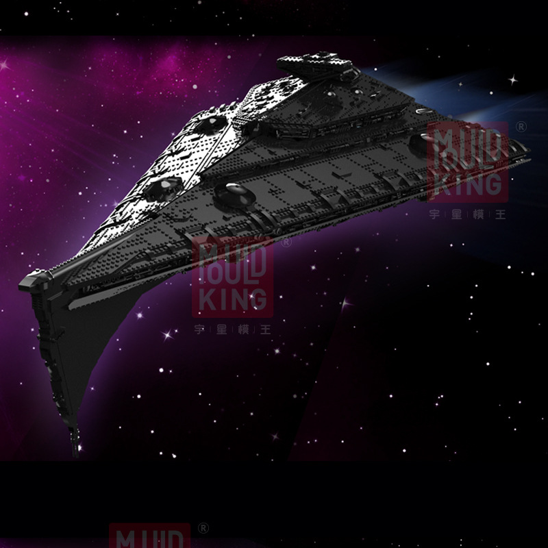 21004星际电影ucs日蚀级歼星舰无畏舰小颗粒益智拼装积木玩具