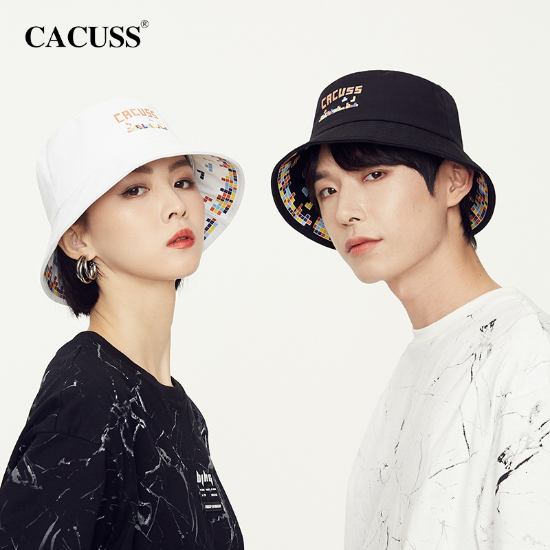 渔夫帽女春夏新品韩版潮牌盆帽大头围情侣遮阳帽简约百搭男士帽子