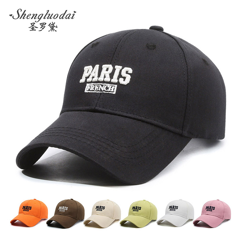 新款帽子ins鸭舌帽女百搭时尚防晒遮阳帽韩版太阳帽棒球帽刺绣男