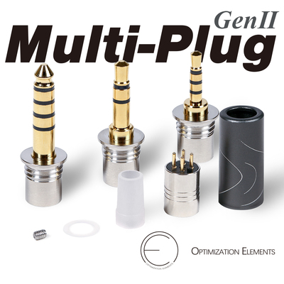 OE Audio Multi-Plug Gen2 可换耳机插头二代 3.5 2.5 4.4非自锁