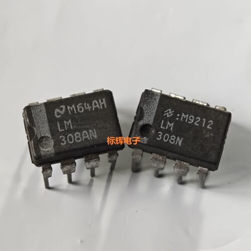 直插 LM308N AN 进口拆机运算放大器IC芯片 DIP-8封装 可直拍