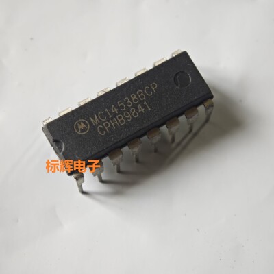 直插 MC14538BCP HEF4538 进口振荡器IC芯片 DIP-16 可直拍