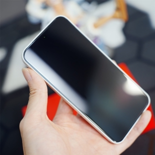 六孔定位除尘盒：AR 全透明大弧边 适用于一加15T大覆盖支持超声波指纹钢化膜 高清