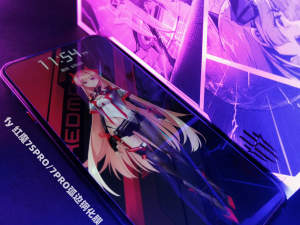 FY 【独家 AR增透/高清】适用于红魔9系列/红魔8系列/红魔7pro/红魔7S pro大弧边高铝二强全透明半覆盖钢化膜