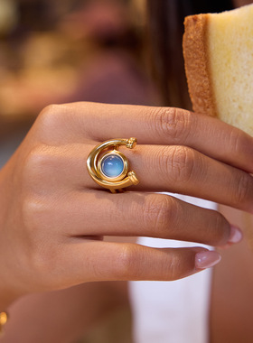 原创马术系列树脂戒指钛钢不掉色不锈钢手饰品轻奢高级感