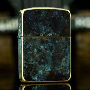 正版Zippo 1941复刻黄铜军机 旧青铜时代 复古做旧打火机男生礼物