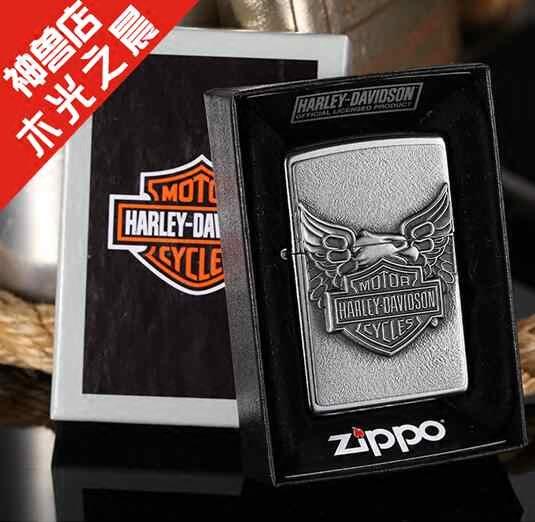 美国原装ZIPPO打火机正版限量版 哈雷火烫鹰 20230芝宝正品哈雷