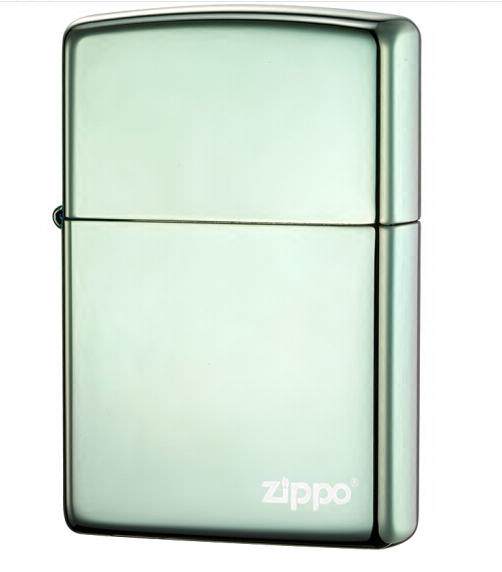 美国ZIPPO原装正品zippo打火机墨绿海洋28129ZL绿冰变色龙商标