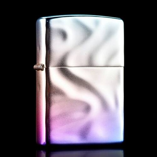 Zippo幻彩水波纹渐变色