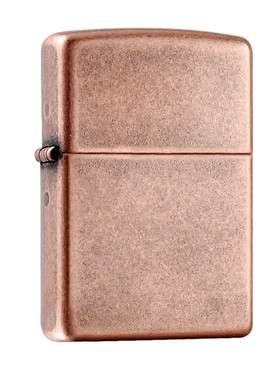 美国原装ZIPPO 古银121FB打火机紫铜色复古花沙301FB 古铜201FB