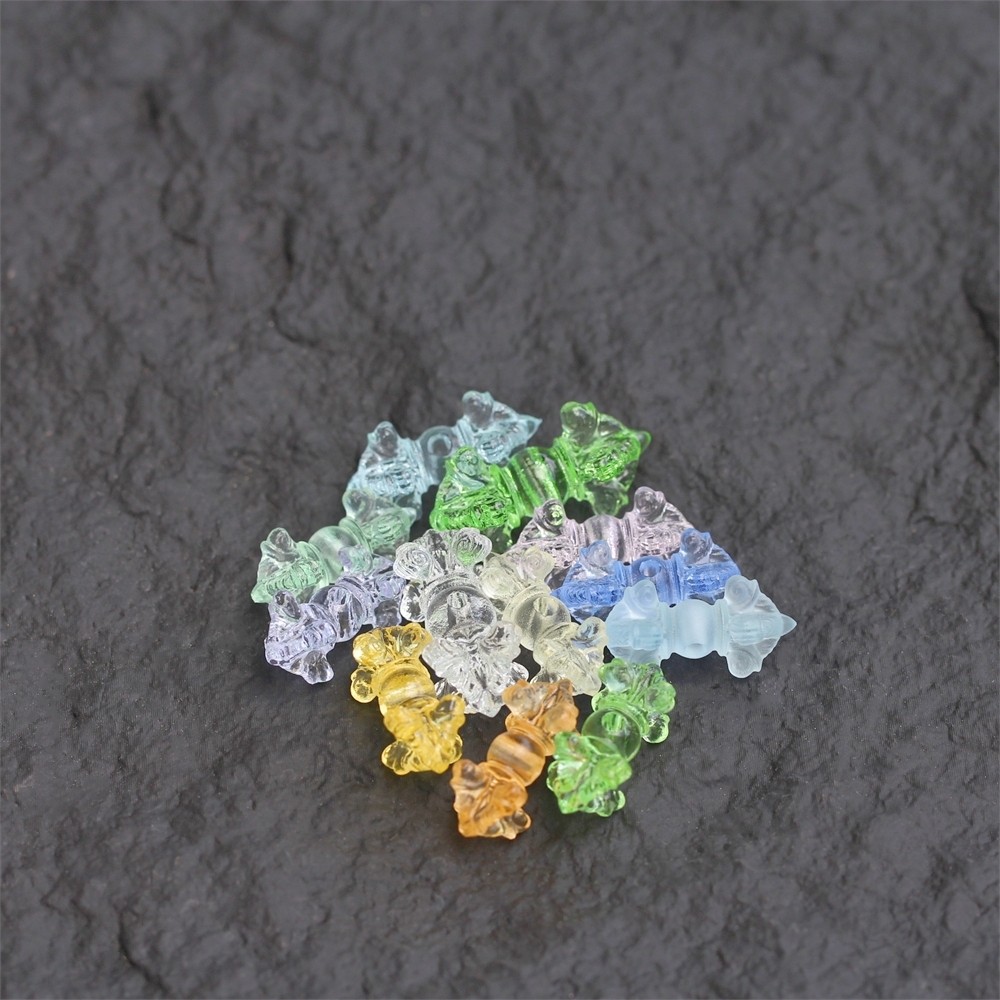 惠古琉璃金刚杵DIY琉璃散珠手工手串配件饰品项链材料珠子钥匙扣