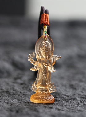 阿企佛母吊坠佛像结缘品随身