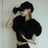 美式 时髦洋气马甲女秋冬外穿2025新款 高级感慵懒狐狸皮草坎肩背心