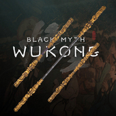 游戏猴神话黑悟空金箍棒半金属武器模型一比一实体玩具如意可伸缩