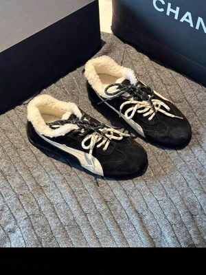 德训鞋女2025新款百搭冬季加绒内增高韩版时尚情侣休闲阿甘运动鞋