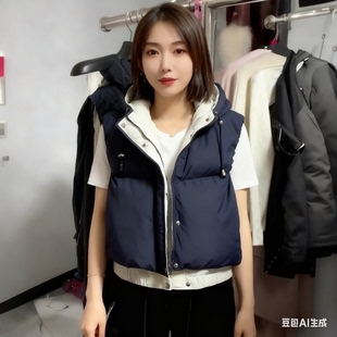 2025秋冬羽绒服马甲95%白鹅绒女士高端坎肩