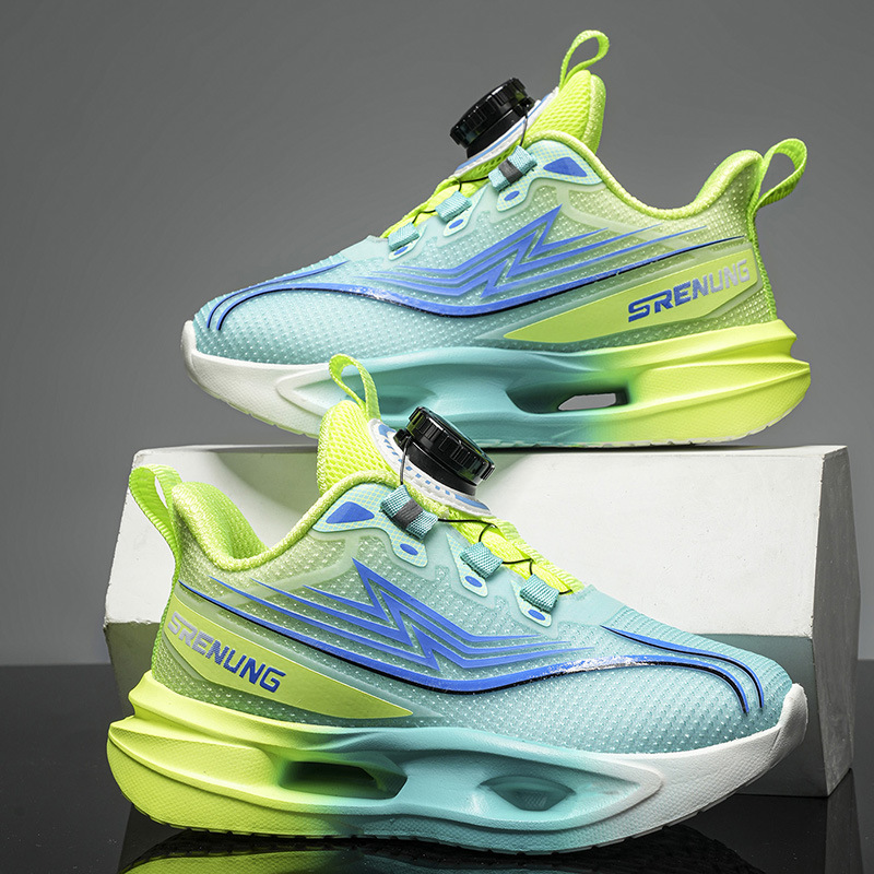 男童鞋子2025新款秋季儿童跑步运动鞋学生减震训练篮球鞋大童透气