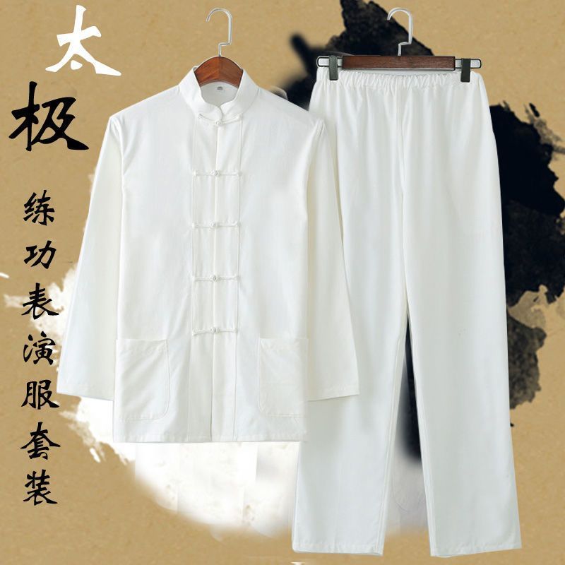 中国风套装唐装男长袖外