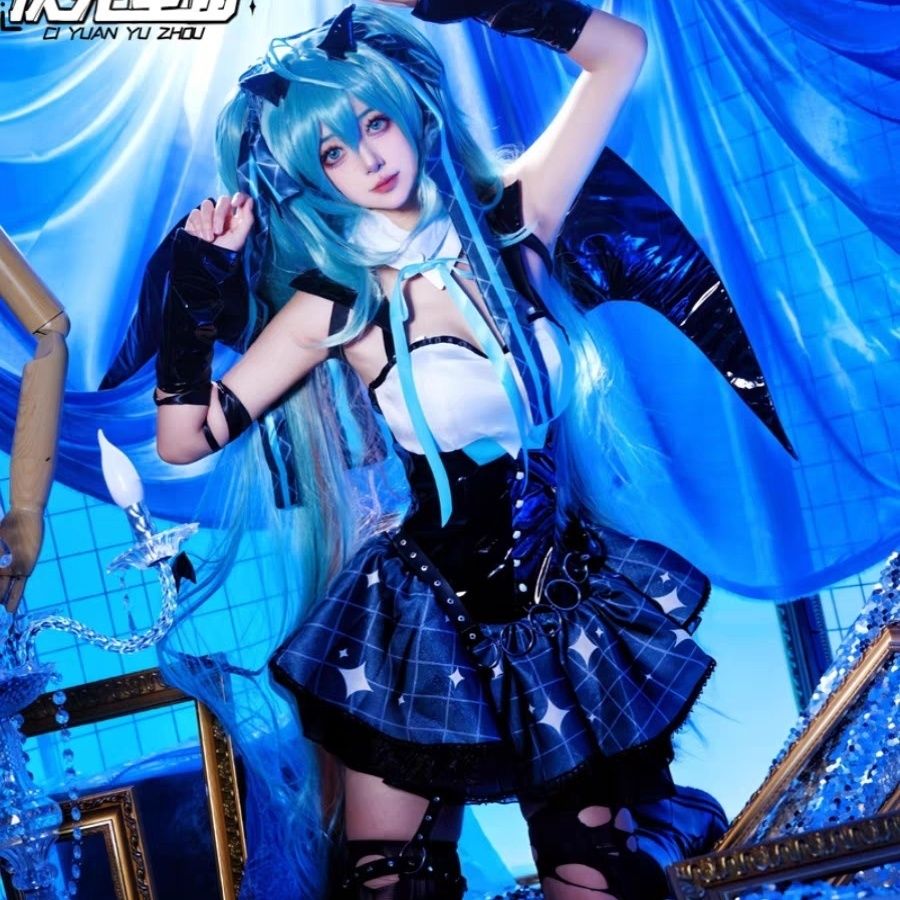 初音未来COS服小浣熊联动