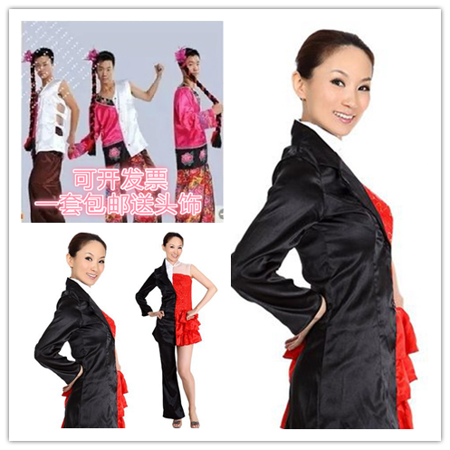 纤夫的爱舞蹈服装双面人