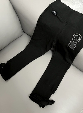 女童运动七分裤夏季薄款跑步紧身