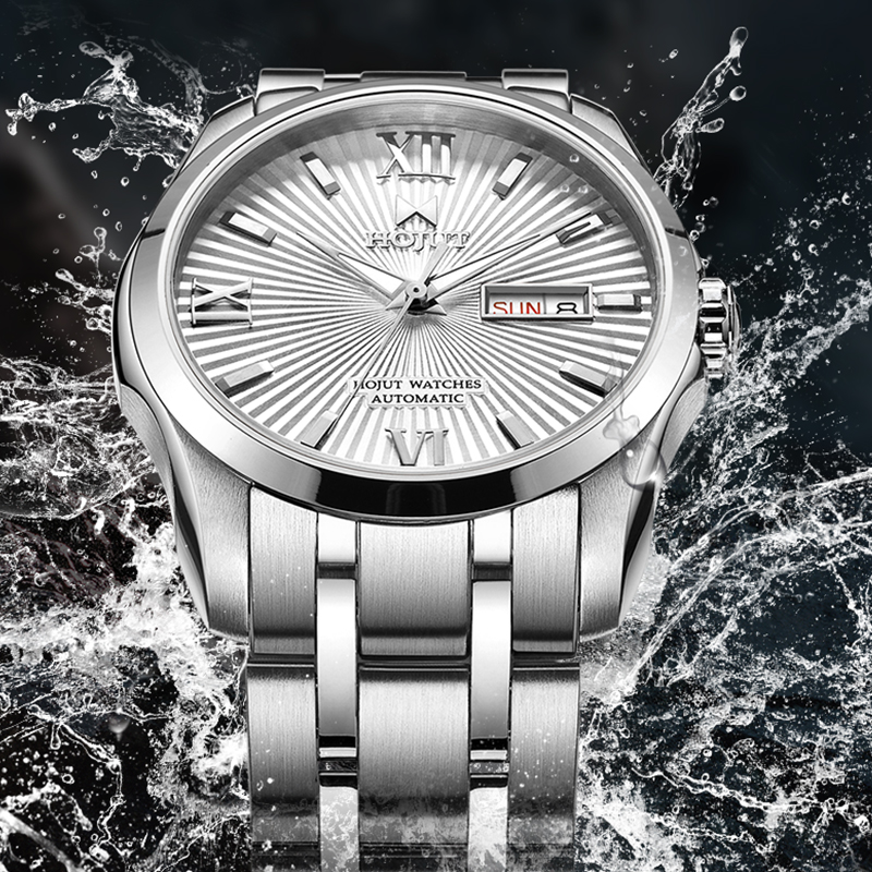 蓝顿豪爵手表机械表男表日本进口机芯100米防水日历星期精钢时尚怎么看?