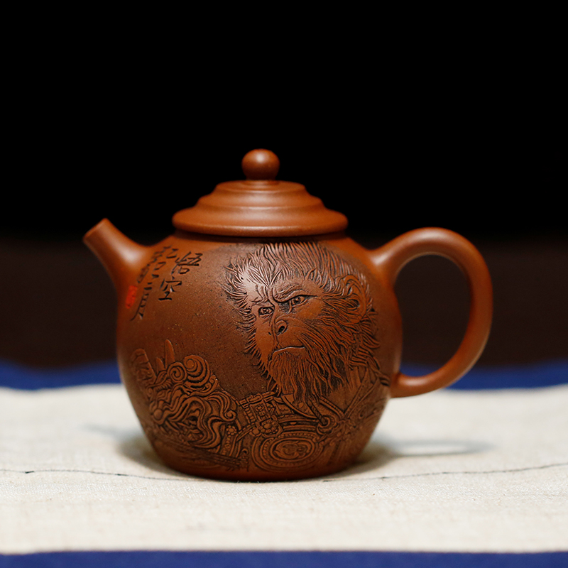 张义制陶杨喜雨全手工紫砂壶