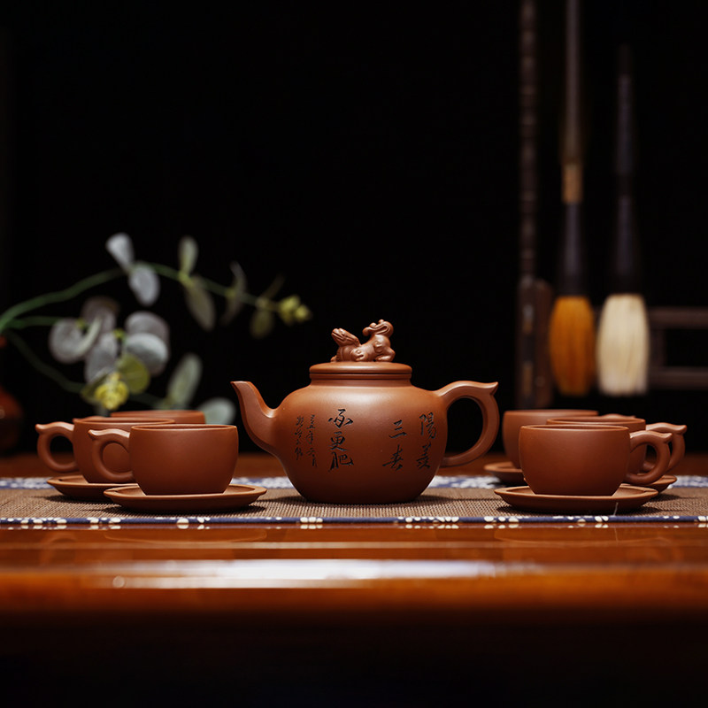 张义制陶实力派制壶师制功夫茶具