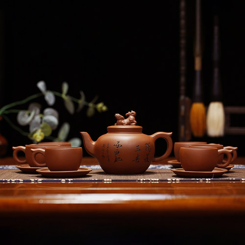 张义制陶实力派制壶师制功夫茶具