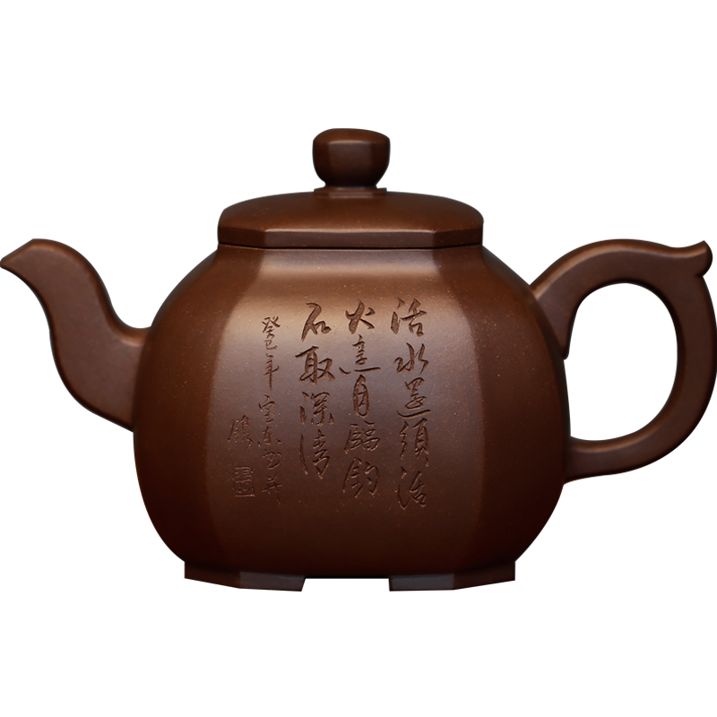 张义制陶方器紫泥大容量