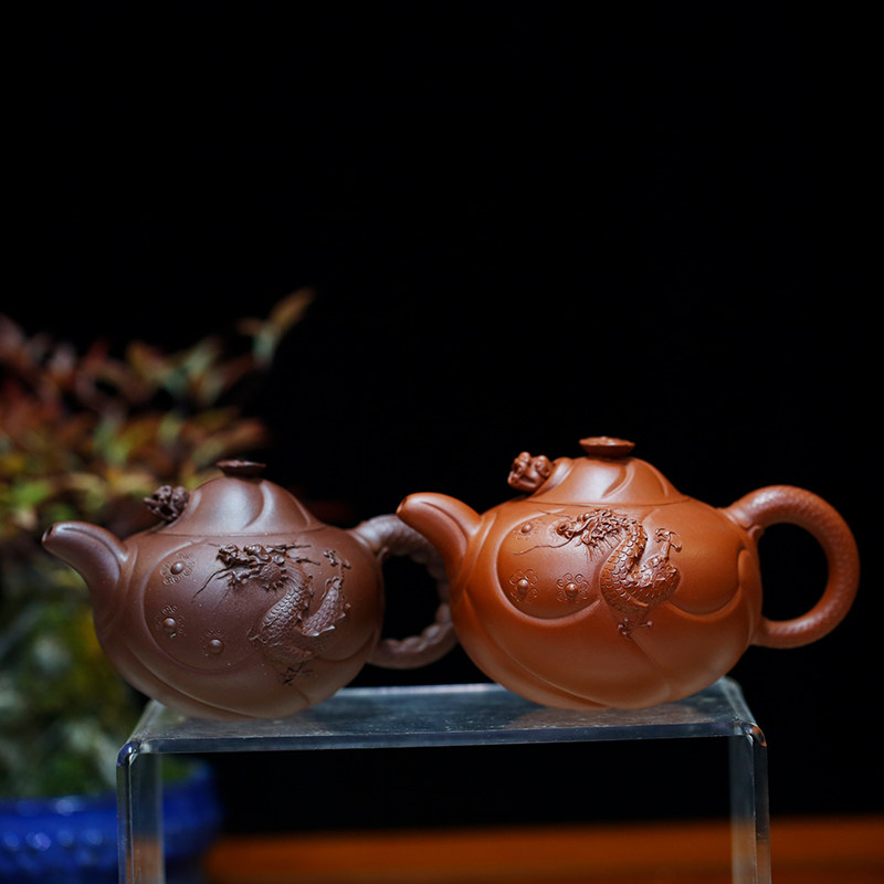 询价鱼化龙原矿紫泥/朱泥大红袍/青灰泥高工严伟全手工宜兴紫砂壶