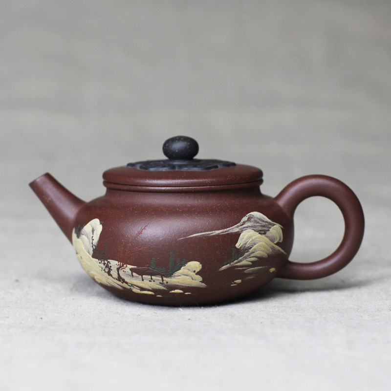 高工魏建设水平祥云原矿底槽青 宜兴紫砂壶全手工收藏送礼300cc