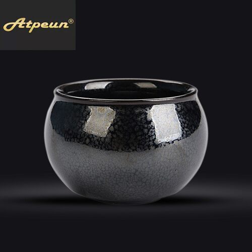ATPEUN陈为椿火龙天目 星空斑天目主人杯茶盏油滴小茶盏品茗束口